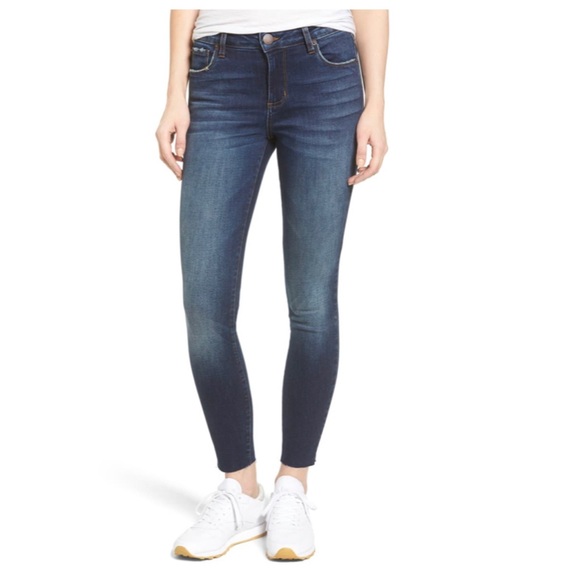 STS Blue Denim - STS Blue Emma Crop Skinny Raw Hem. Getty Wash.